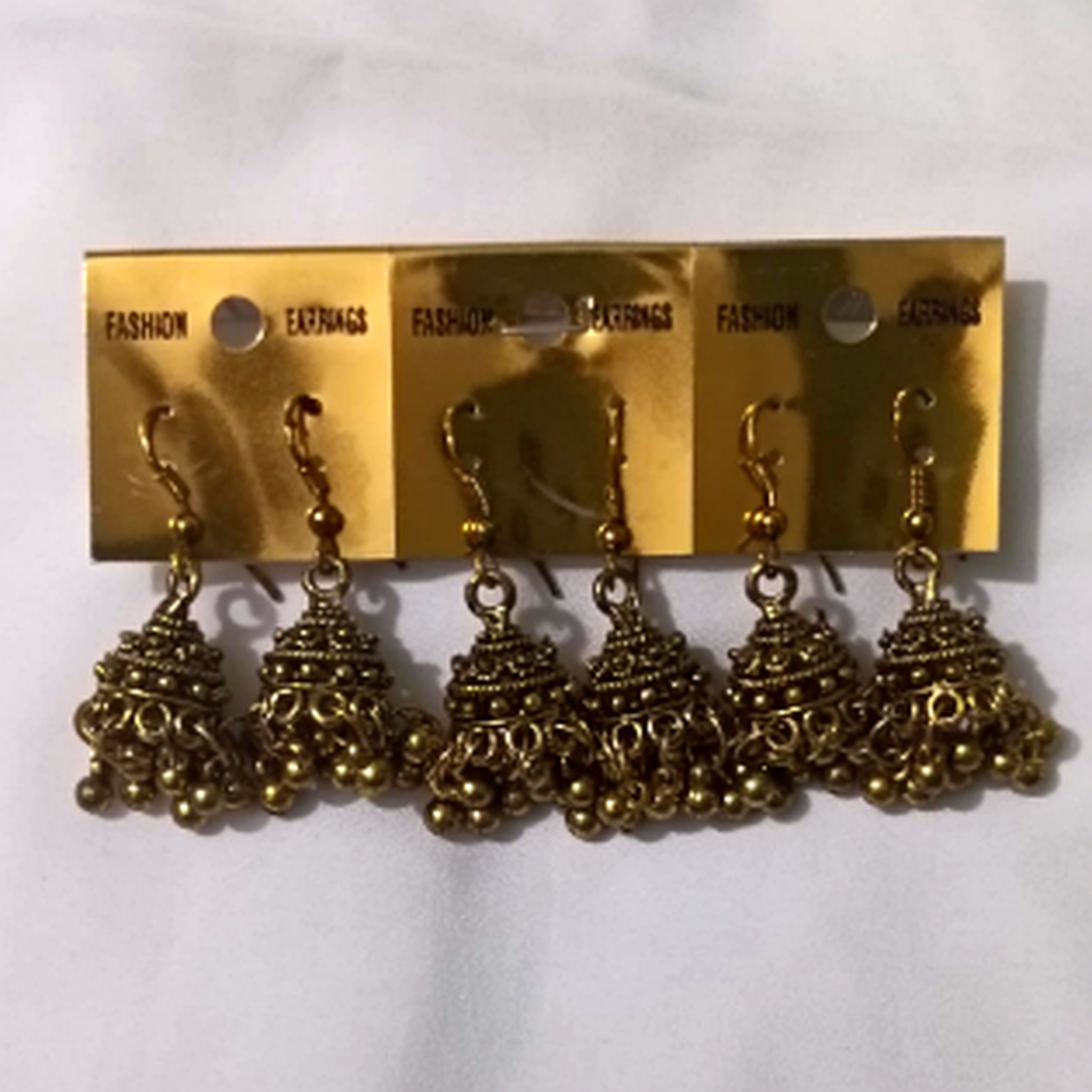 Antique brass jhumka earrings for women traditional ethnic jewellery