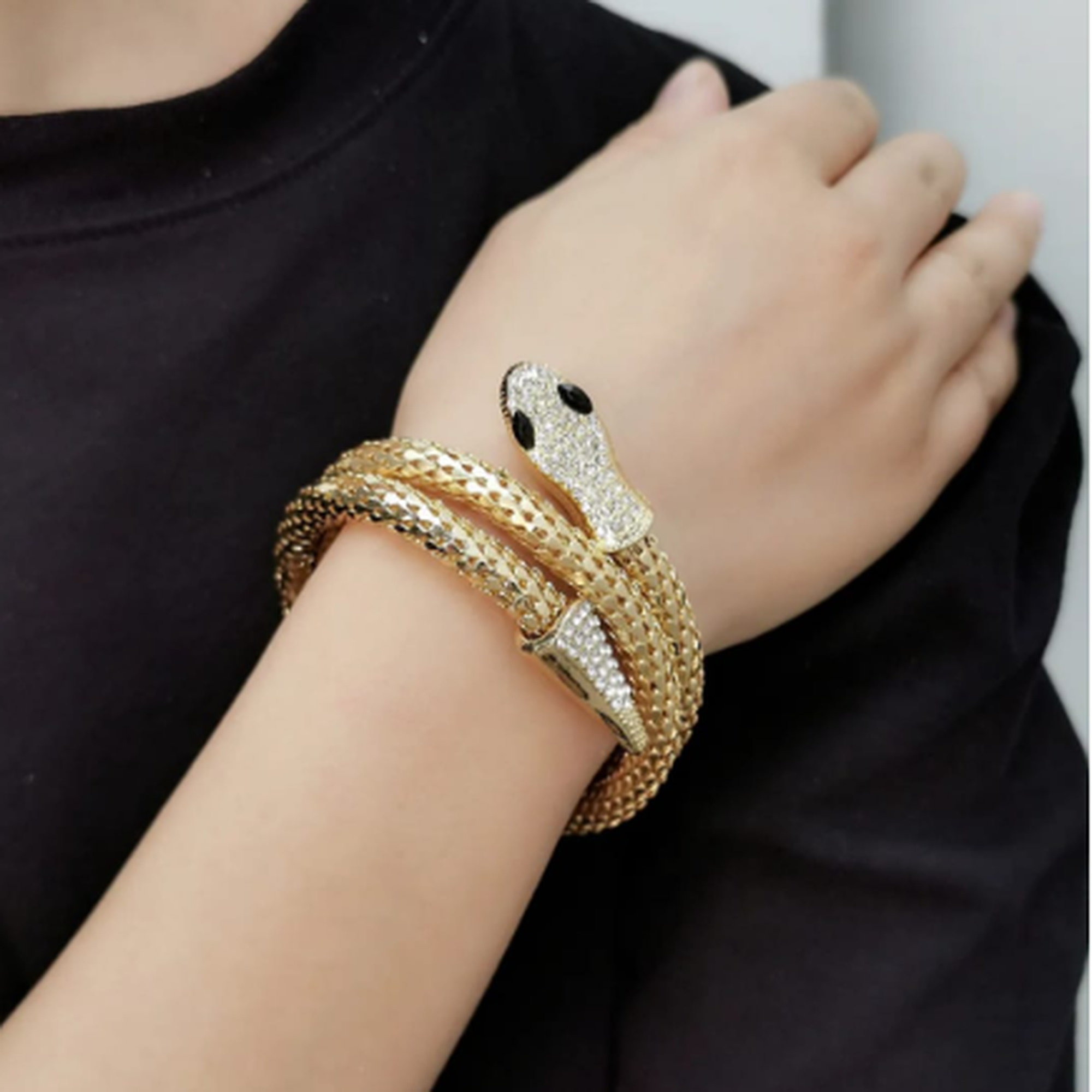 Gold snake bracelet for women Korean fashion jewellery