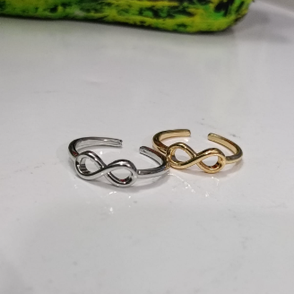 Infinity Adjustable Toe Ring