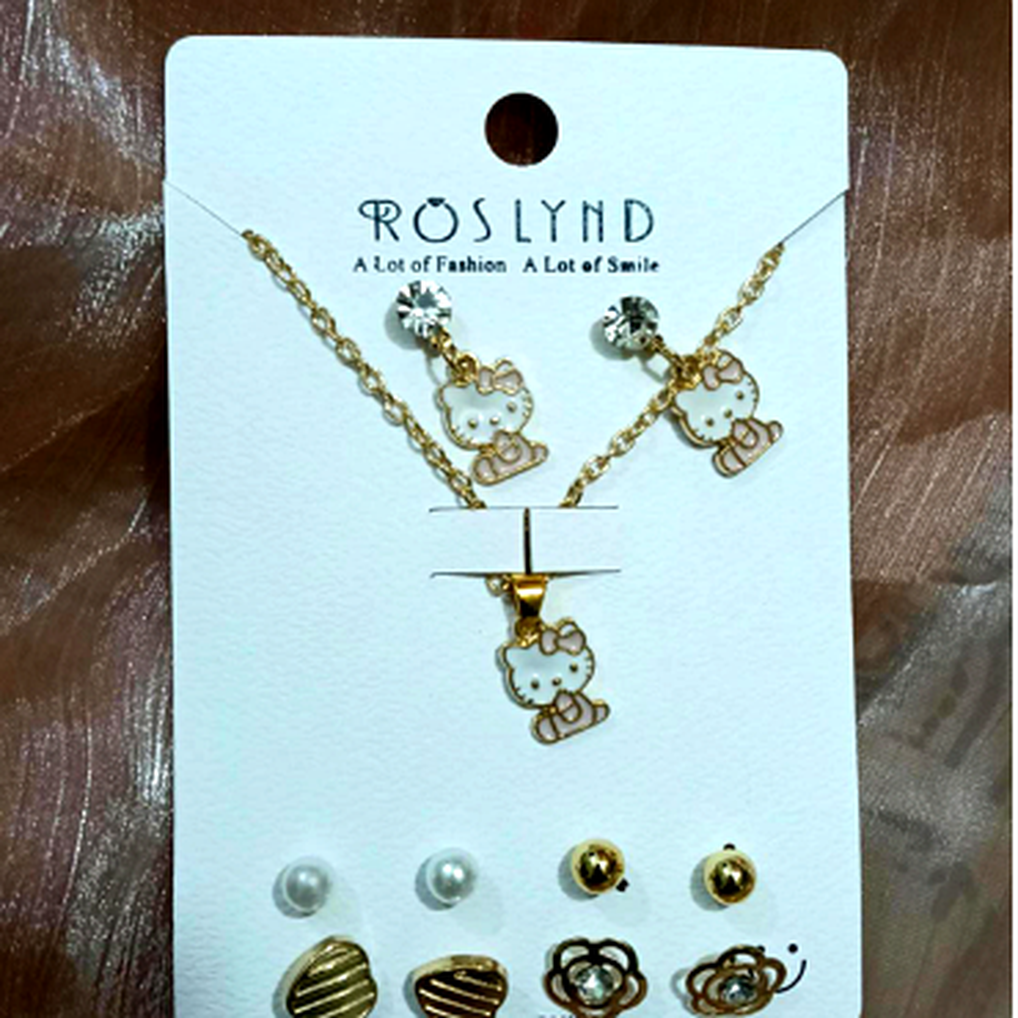 Teddy Bear Jewellery Combo Set for Women – Cute Necklace, Pendant & Earrings Fashion Collection - Image 2